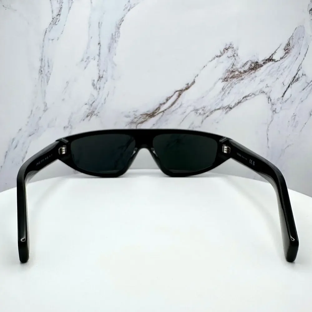 New PRADA Sunglasses Black Gray Lens 57-13-140 Authentic Prada - Picture 15 of 16